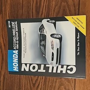 Chilton Honda Accord/Prelude 1996-2000 Shop Service Repair Manual 30152